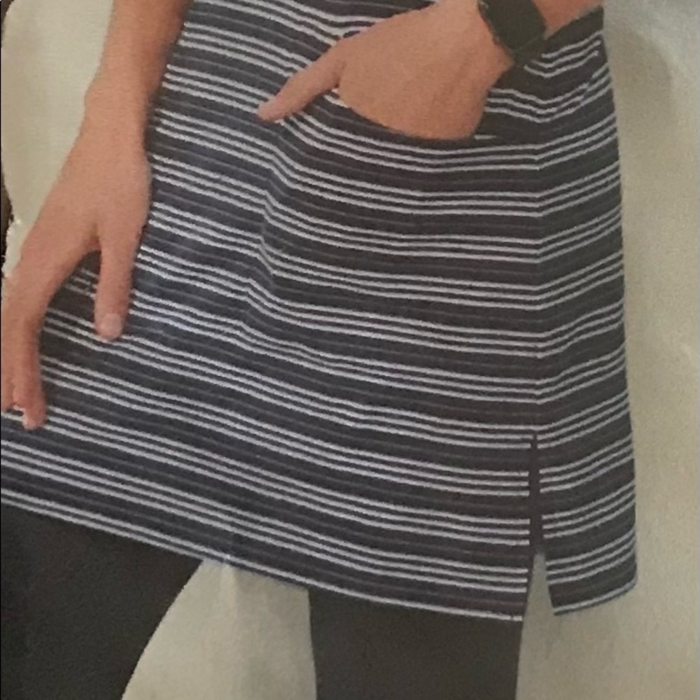 Tunic can be worn as a short dress or with leggings very stylish